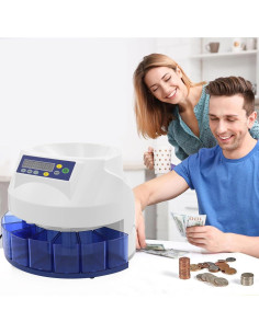 Máquina Contadora de Monedas Genérico 216 Monedas/min 5.29kg 2