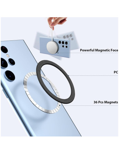 Anillo Magnético Nillkin SnapLink Air - 2 Piezas Negro