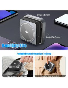 Estación de Carga Inalámbrica 3 en 1 Curduzo para iPhone 2