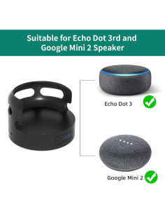 Base de batería Blanou para Echo Dot 3 y Google Mini 2 2