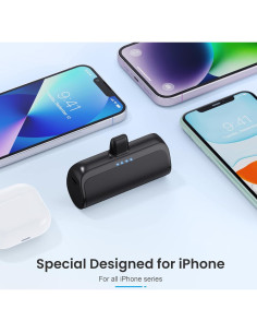 Cargador Portátil Mini Power Bank 5200mAh para iPhone 2