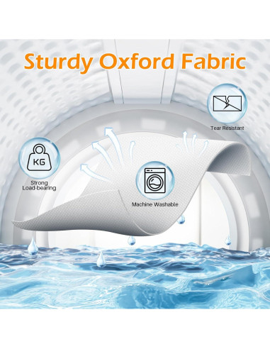 Organizador de Zapatos Colgante MISSLO 35 Bolsillos Blanco