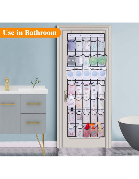 Organizador de Zapatos Colgante MISSLO 35 Bolsillos Blanco