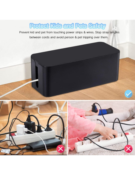 Caja Organizadora de Cables OSPNIEEK 3 Piezas con 33 Accesorios