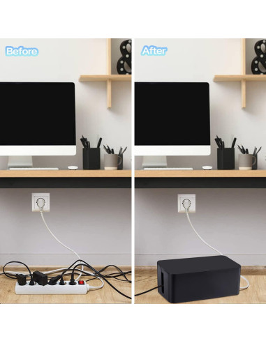 Caja Organizadora de Cables OSPNIEEK 3 Piezas con 33 Accesorios