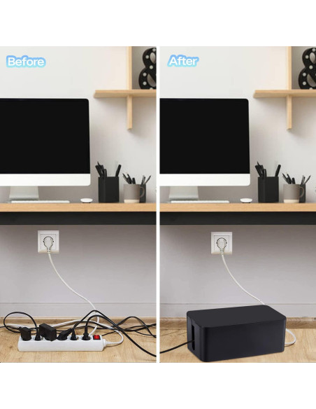 Caja Organizadora de Cables OSPNIEEK 3 Piezas con 33 Accesorios