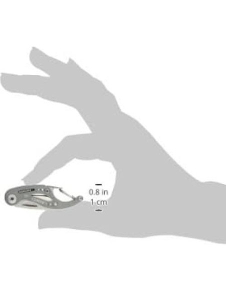 Gerber Gear Curve 6-en-1 Multitool Cuchillo Llavero Gris