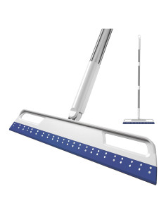 Escoba Mágica 3-en-1 Azul - Limpiador de Piso Desmontable