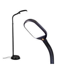 Lámpara de Pie LED Brightech Litespan Ajustable - Negro