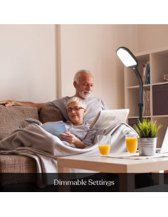 Lámpara de Pie LED Brightech Litespan Ajustable - Negro 2