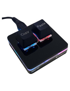 Teclado mecánico compacto SAYO O2L RGB 2 teclas para juegos