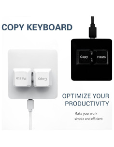 Teclado mecánico compacto SAYO O2L RGB 2 teclas para juegos 2