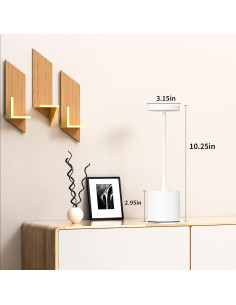 Lámpara de Mesa Inalámbrica SAKRINGT 5000mAh LED Regulable 2