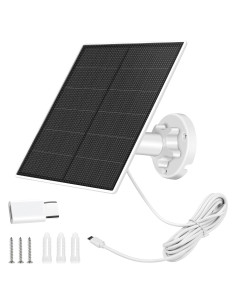 Panel Solar SANKABA 5W para Cámara de Seguridad IP65