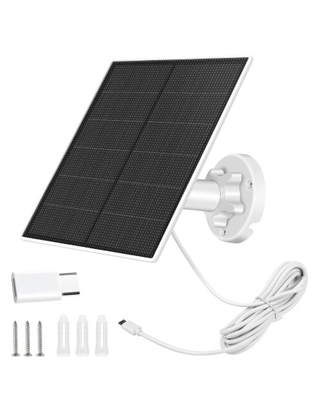 Panel Solar SANKABA 5W para Cámara de Seguridad IP65