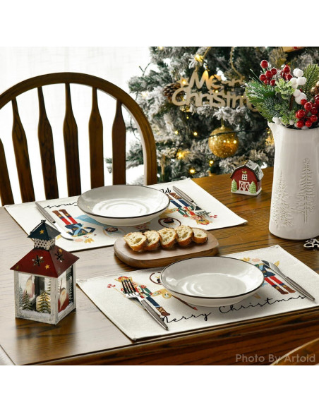 Manteles Rectangulares Artoid Mode 4 Pcs 30x45 cm Cascanueces