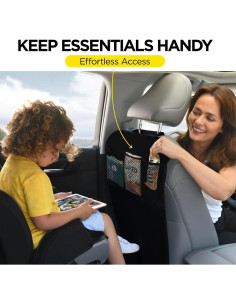 Cubierta de Asiento Trasero Lebogner + Organizador 3 Bolsillos 2