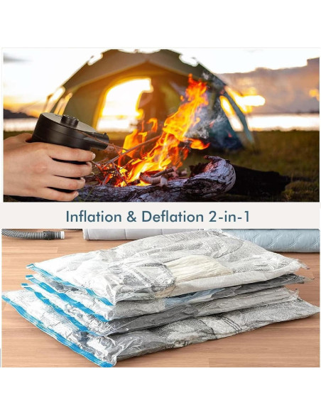 Bomba de Aire Eléctrica DrNanhai 5200mAh Inflador Portátil