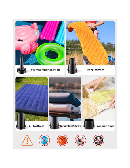 Bomba de Aire Eléctrica OutdoorMaster Bonito 5kPa Portátil