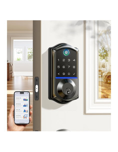 Cerradura Inteligente Veise VE017 con Huella Dactilar y App