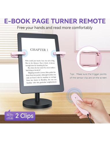 Control Remoto Pasar Páginas Kindle Rosa - DONGGUAN GX76