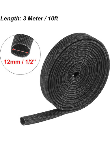 Manga de Protección Térmica X AUTOHAUX 3m 12mm Negra