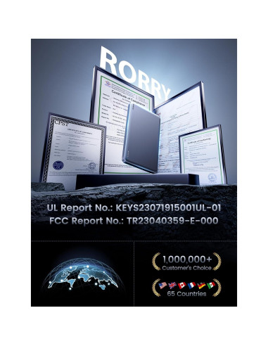 Cargador Portátil RORRY Magsafe 5000mAh Inalámbrico Gris