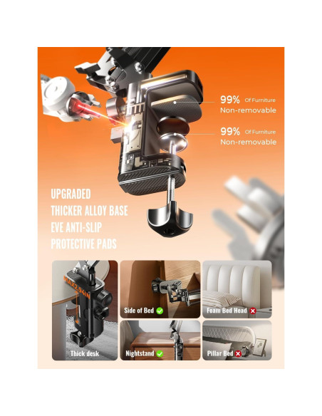 Soporte para Tabletas LISEN 34.6 cm Ajustable para iPad y Kindle