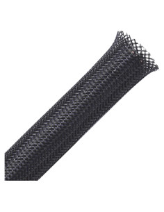 Funda Trenzada Expandible PET 7,62 m 2,54 cm Negro Alex Tech