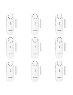 Alarmas de Puerta TECKNET 9 Paquete Seguridad Inalámbrica