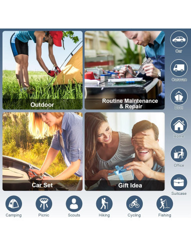 Alicate Multiherramienta 15 en 1 Bovgero Acero Inoxidable