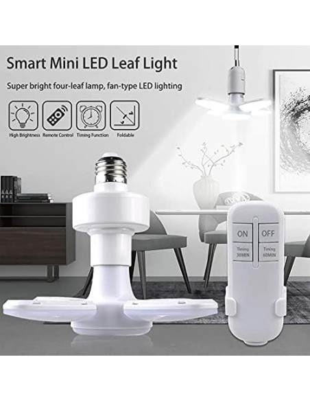 Bombilla LED E27 TKUS 28W con Control Remoto y Temporizador