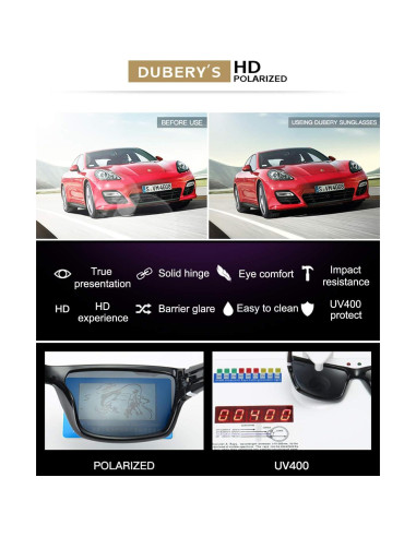 Gafas de Sol DUBERY D731 Polarizadas UV400 Unisex