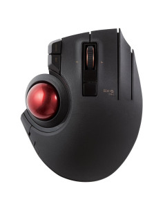 Mouse Trackball Inalámbrico ELECOM EX-G Pro, Ergonomico, 8 Botones