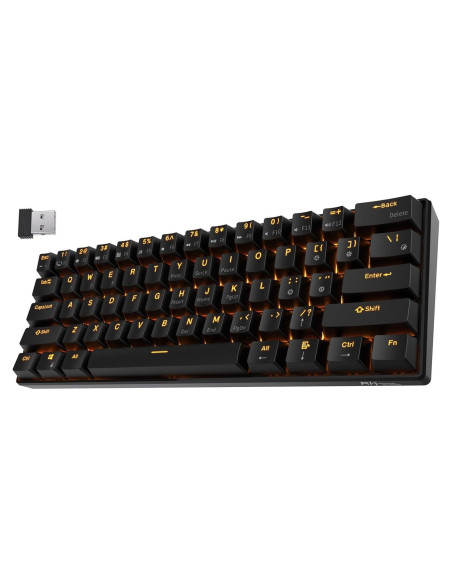 Teclado Mecánico RK ROYAL KLUDGE RK61 Inalámbrico 60%