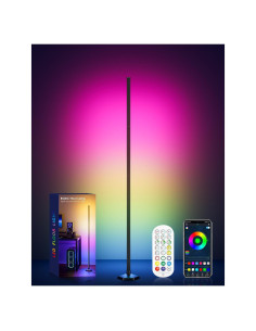 Lámpara de Pie LED RGB YIKBIK 165 cm Control Remoto APP