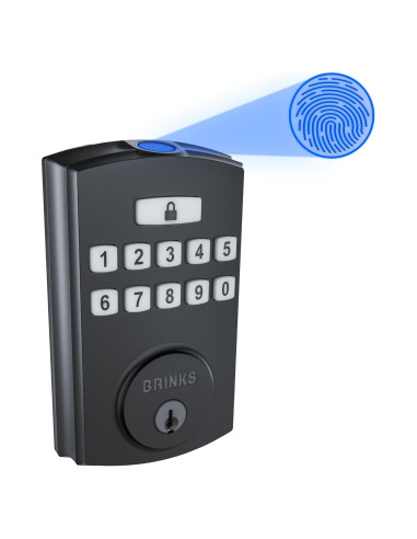 Cerradura Electrónica Brinks PRO-GUARD Huella y Teclado