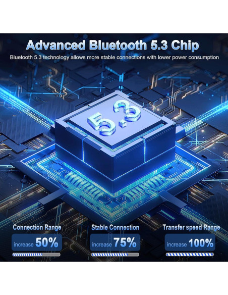 Auriculares Inalámbricos Xinwld A97 Pro Bluetooth 5.3 IP7 40H Auriculares Inalámbricos Xinwld A97 Pro Bluetooth 5.3 IP7 40H