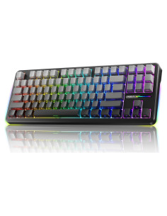 Teclado Mecánico AULA F87 Pro Inalámbrico RGB 75% TKL