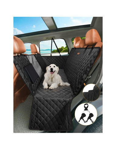 Funda de Asiento de Coche para Perros NZONPET 100% Impermeable