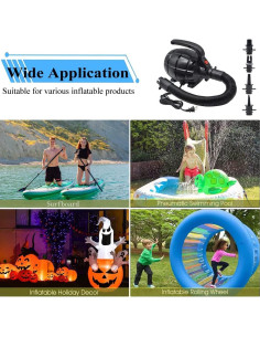 Bomba de Aire Eléctrica CZGBRO 500W para Colchones y Juguetes 2