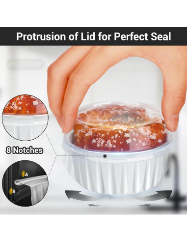 Moldes de Muffin EUSOAR 30pcs 125ml Aluminio Desechables