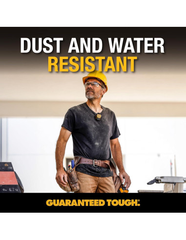 Altavoz Bluetooth DEWALT Amarillo Inalámbrico Resistente IP56