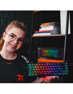 Teclado mecánico Fnatic STREAK65 RGB compacto 65% para juegos 2