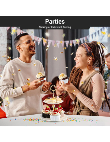 Moldes de Muffin EUSOAR 30pcs 125ml Aluminio Desechables