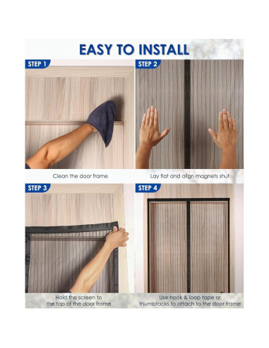 Puerta de Pantalla Magnética RSENBL 0.61 kg 36x82 cm Resistente