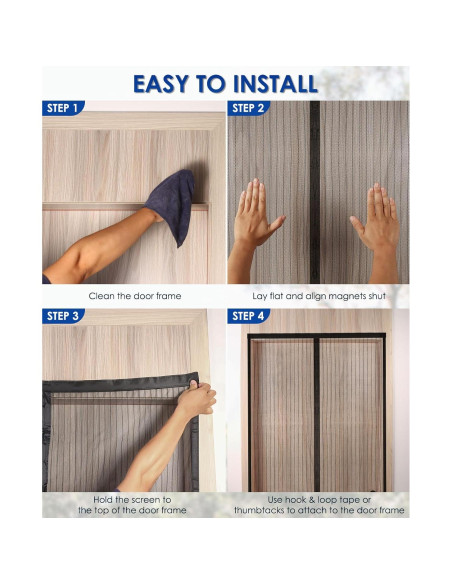 Puerta de Pantalla Magnética RSENBL 0.61 kg 36x82 cm Resistente