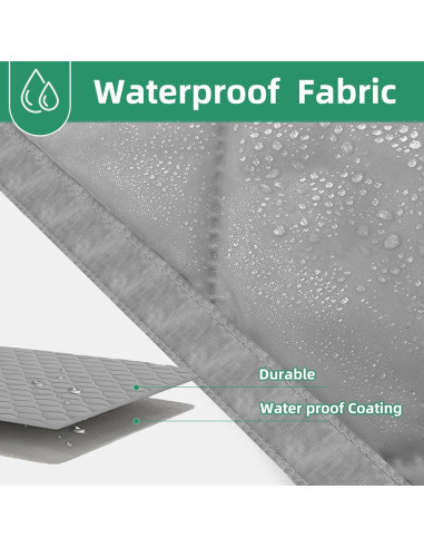 Cortina Aislante de Puerta BONLACES 91x203 cm Gris Térmica