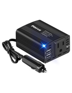Inversor de Potencia 150W PiSFAU 12V a 110V Cargador USB