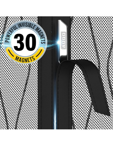 Puerta de Pantalla Magnética AUGO 96.5x210.8 cm Fibra Vidrio